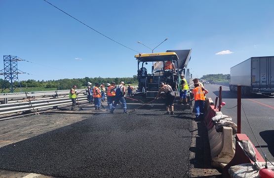 Устройство асфальтобетонных покрытий